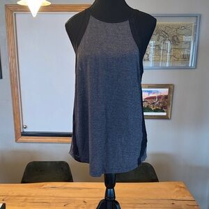 Lululemon Athletica Black and Gray Tank Top